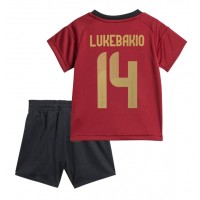 Camiseta Bélgica Dodi Lukebakio #14 Primera Equipación Replica Eurocopa 2024 para niños mangas cortas (+ Pantalones cortos)